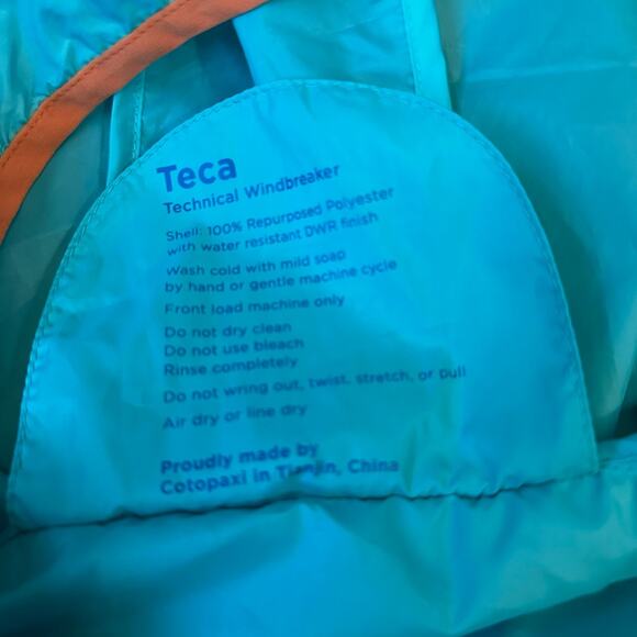 COTOPAXI Teca Half Zip Windbreaker Jacket Colorblock Hooded Outdoor - Picture 6 of 8